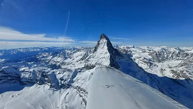 Matterhorn und Eiger, Mönch und Jungfrau