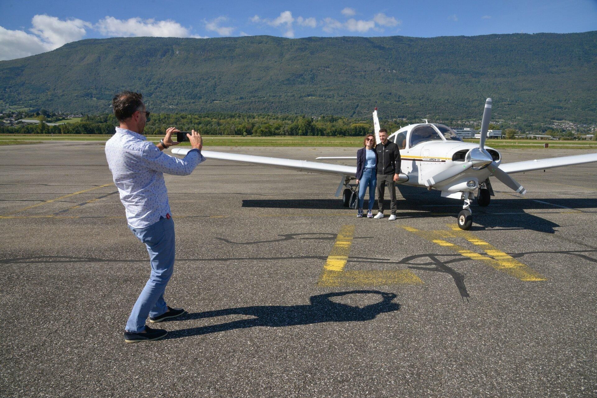 Vol au-dessus du Mont Blanc depuis Chambéry