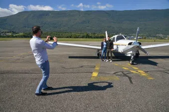 Vol au-dessus du Mont Blanc depuis Chambéry