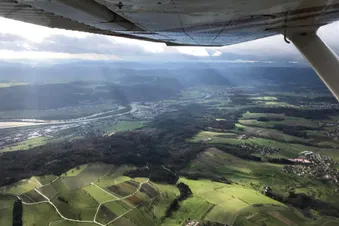 Rheinfall-Panorama: Atemberaubender Rundflug (2 Pax, CHF)