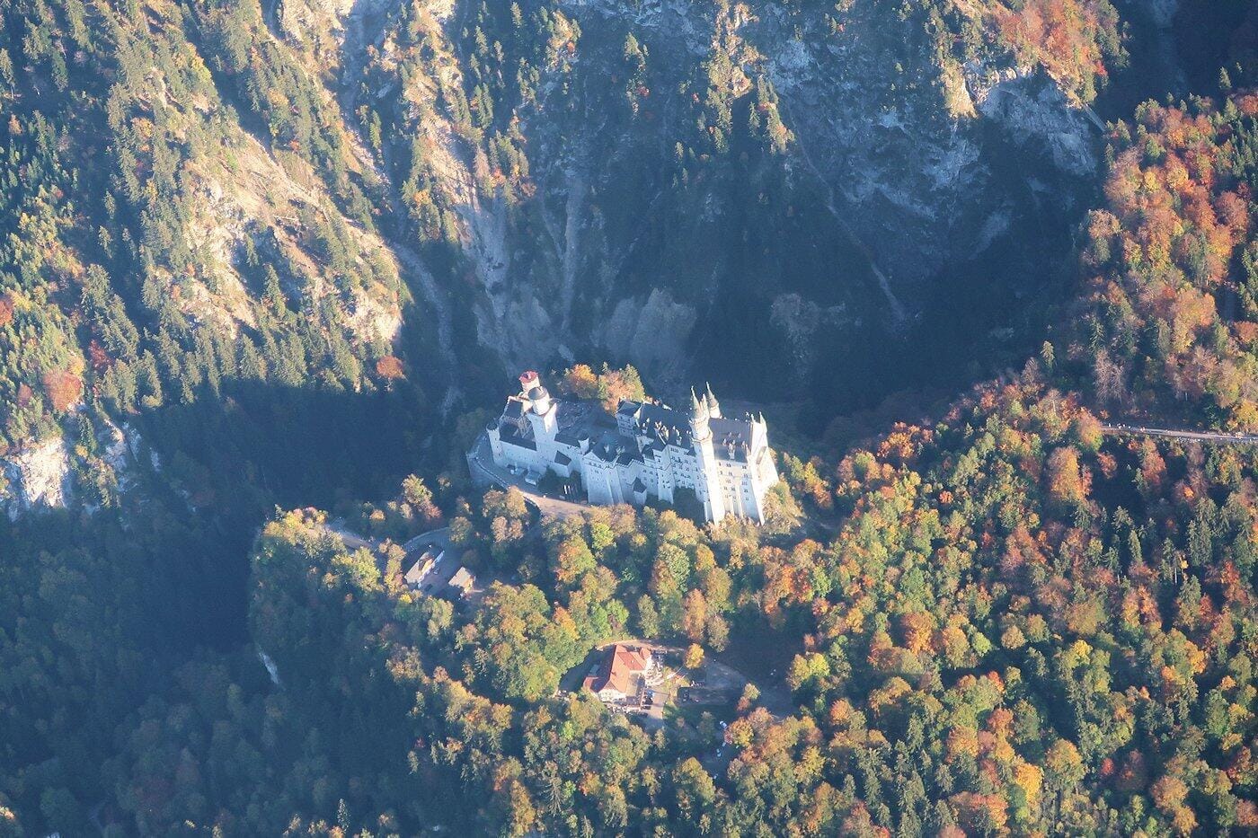 Alpenrundflug  Garmisch Zugspitze Füssen Allgäu