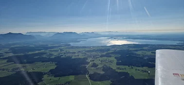 Rundflug über bayrische Seen im Alpenvorland (2 Sitzer)