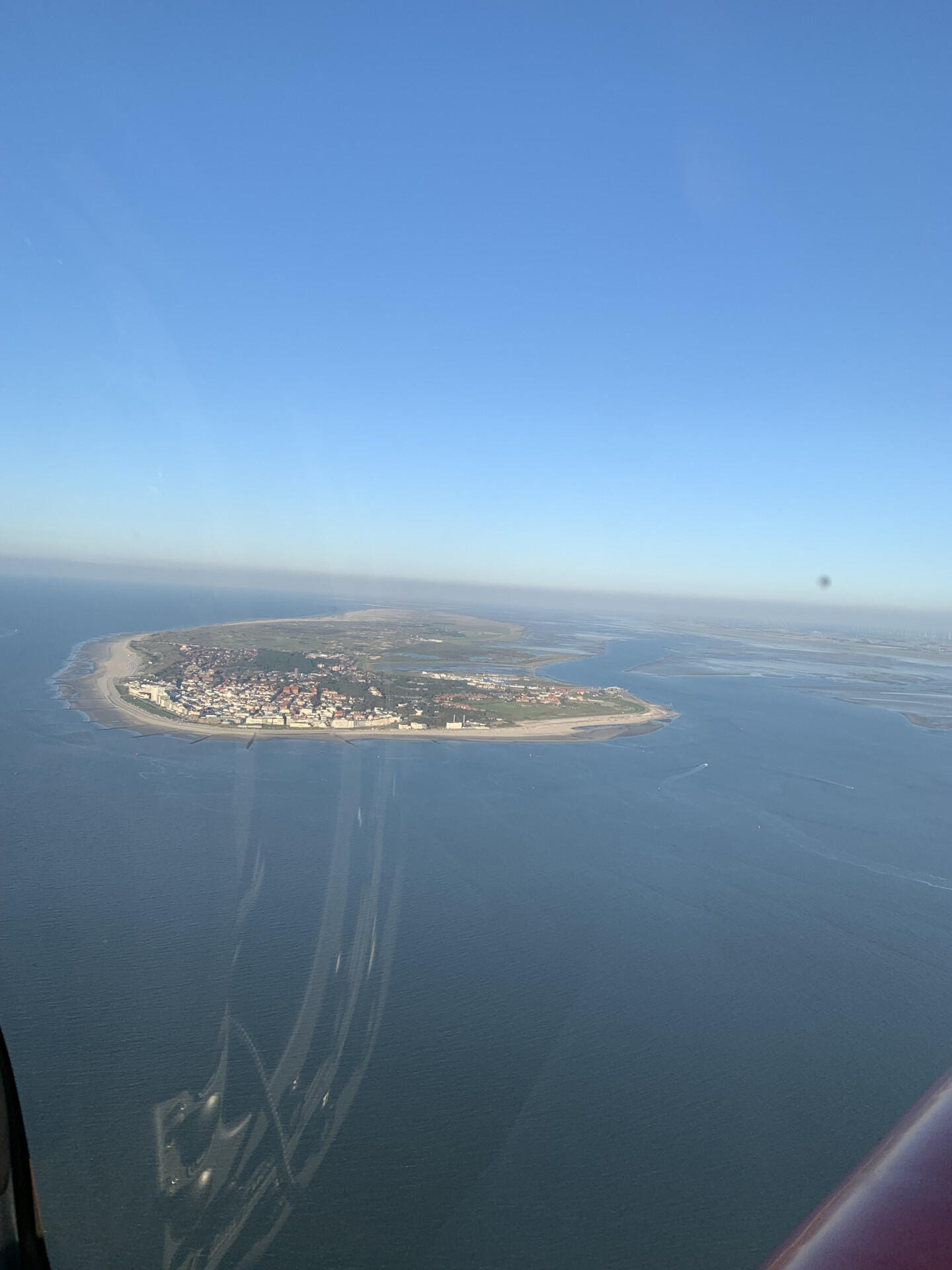 Rundflug um Borkum,  Memmert und Juist