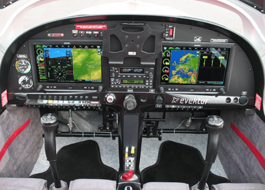 Poste de pilotage moderne . EFIS . G3x T
