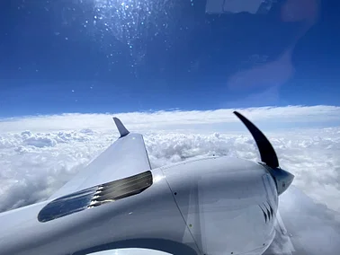 Vol aller pour le salon de Aero Expo à Lyon Bron