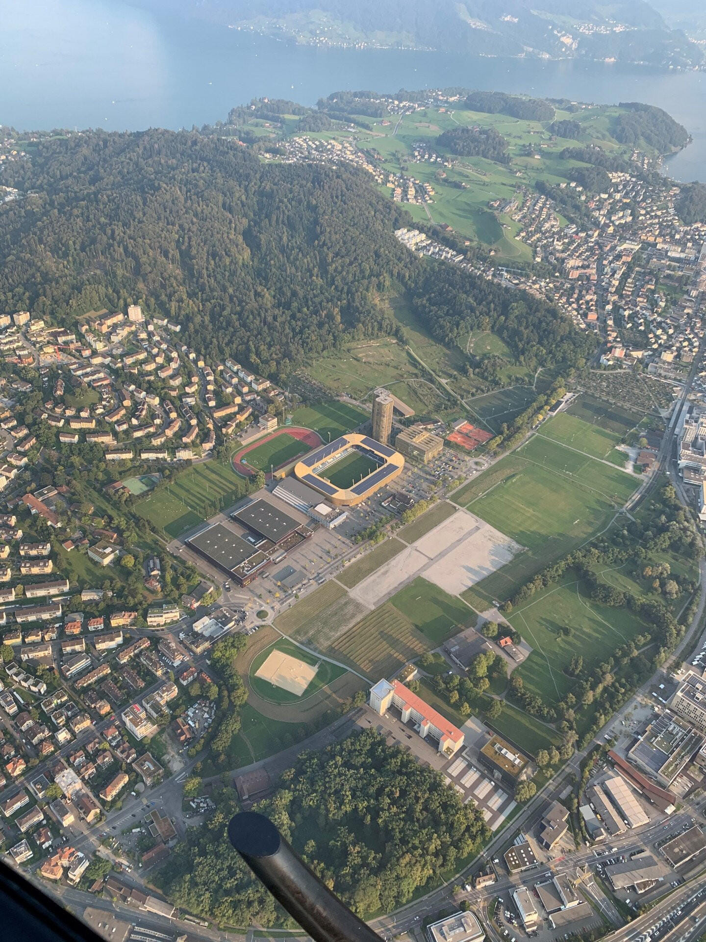 Allmend mit Swissporarena, FC Luzern