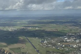 Vu sur l'aéroport du Havre