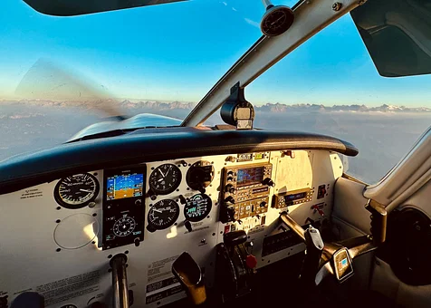 Das moderne Cockpit inkl. Autopilot