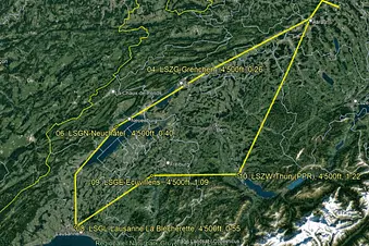 Seenrundflug Westschweiz