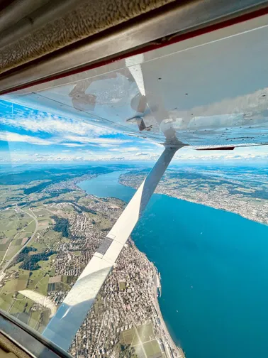 Zurich Lake from the sky