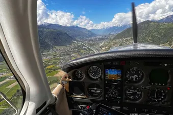 Entrée de la vallée du Rhône