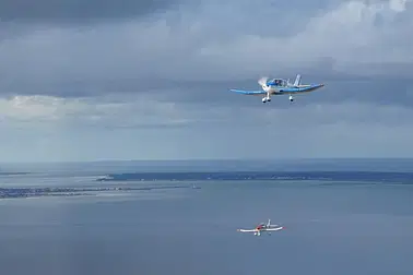 Balade aérienne jusqu'à Fort Boyard