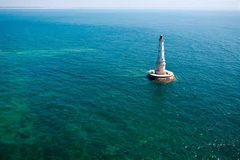 La pointe de l'estuaire vu du ciel !