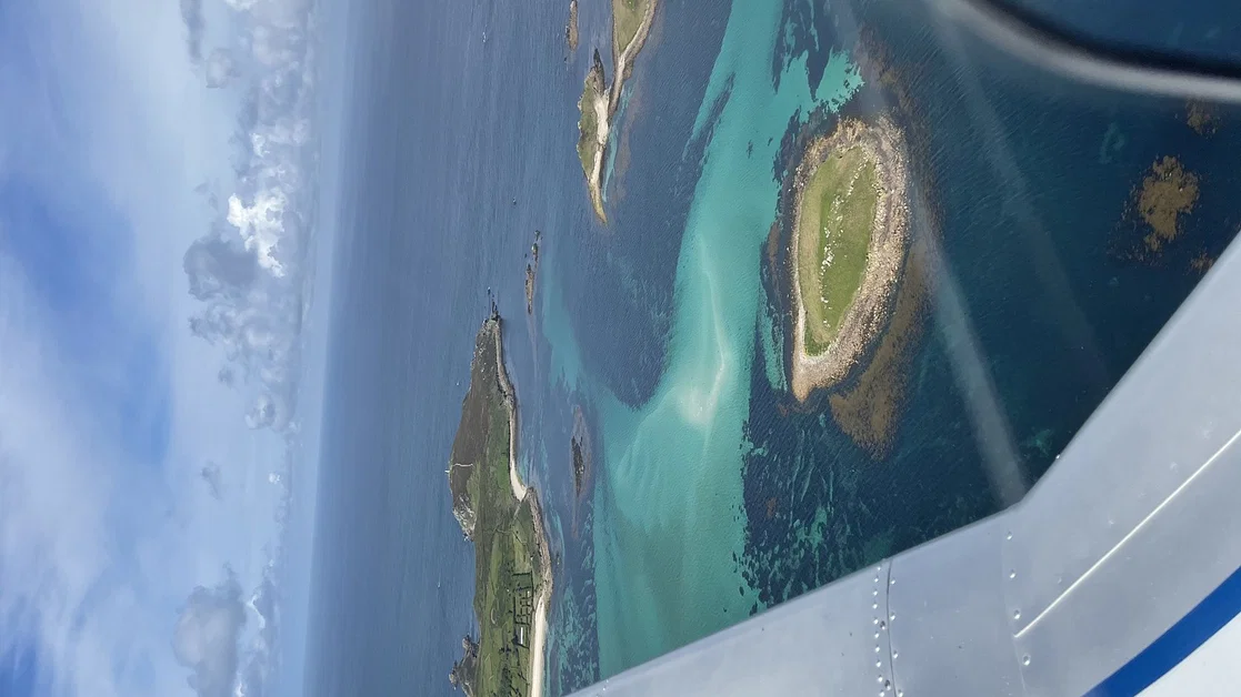 Day trip to the Isles of Scilly, take off from Turweston