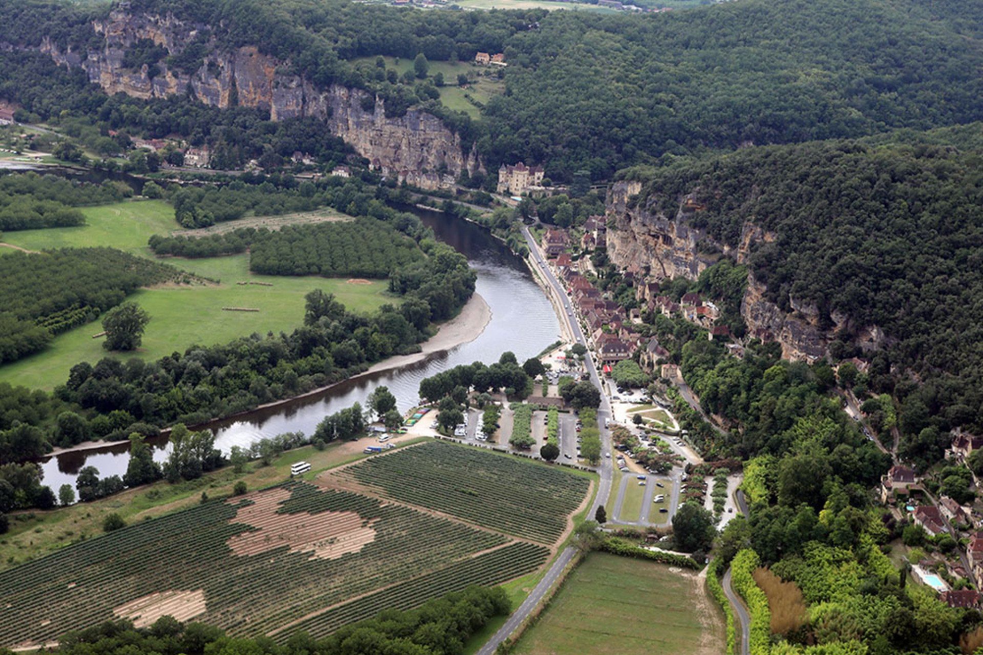 Survol de la Dordogne et ses Châteaux