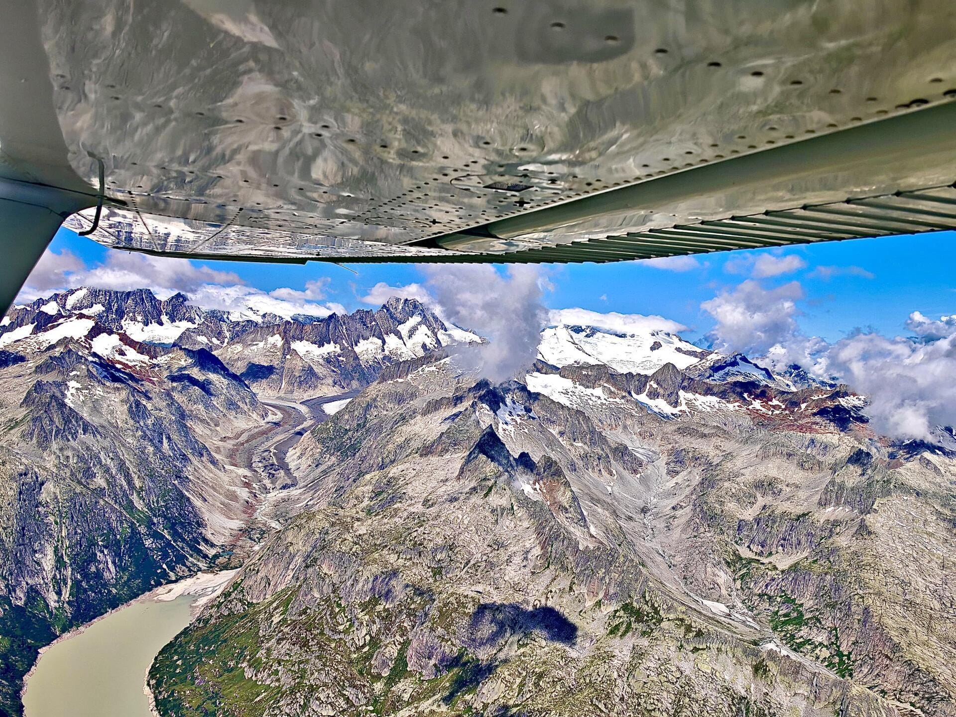 Herrliche Rundflug in der schönsten Alpenregion