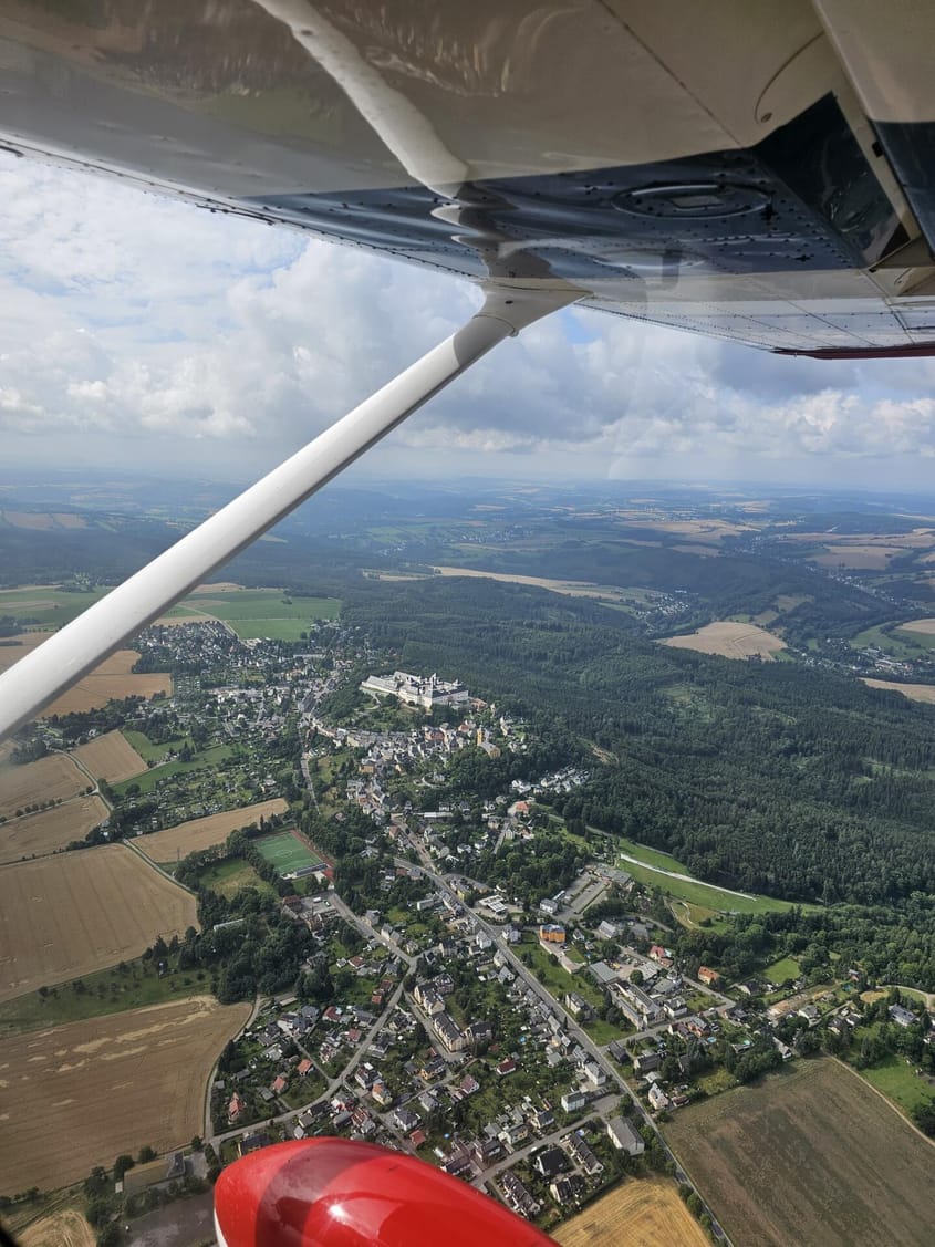 Entdecke das Erzgebirge aus der Vogelperspektive