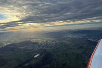 Flugroute nach Wunsch