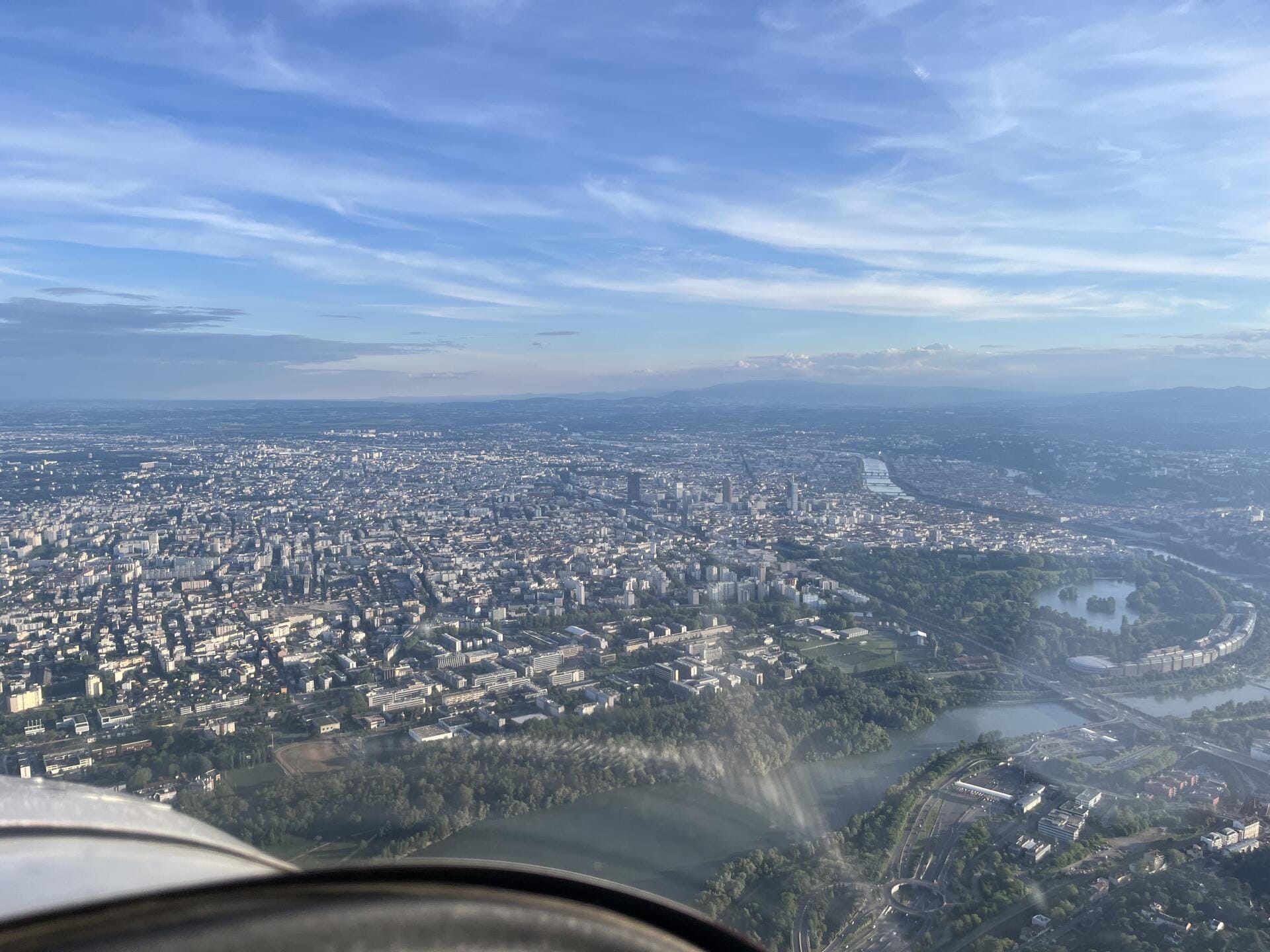 Lyon vue du ciel,découvrir la capitale des gaules autrement