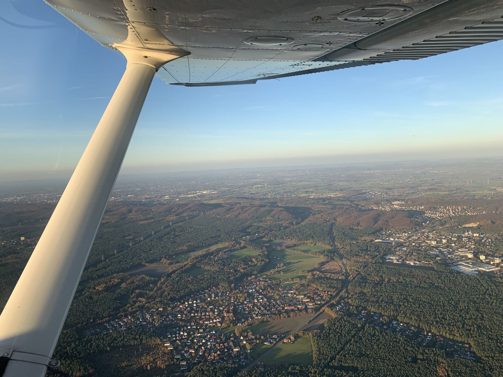 Rundflug über das Münsterland