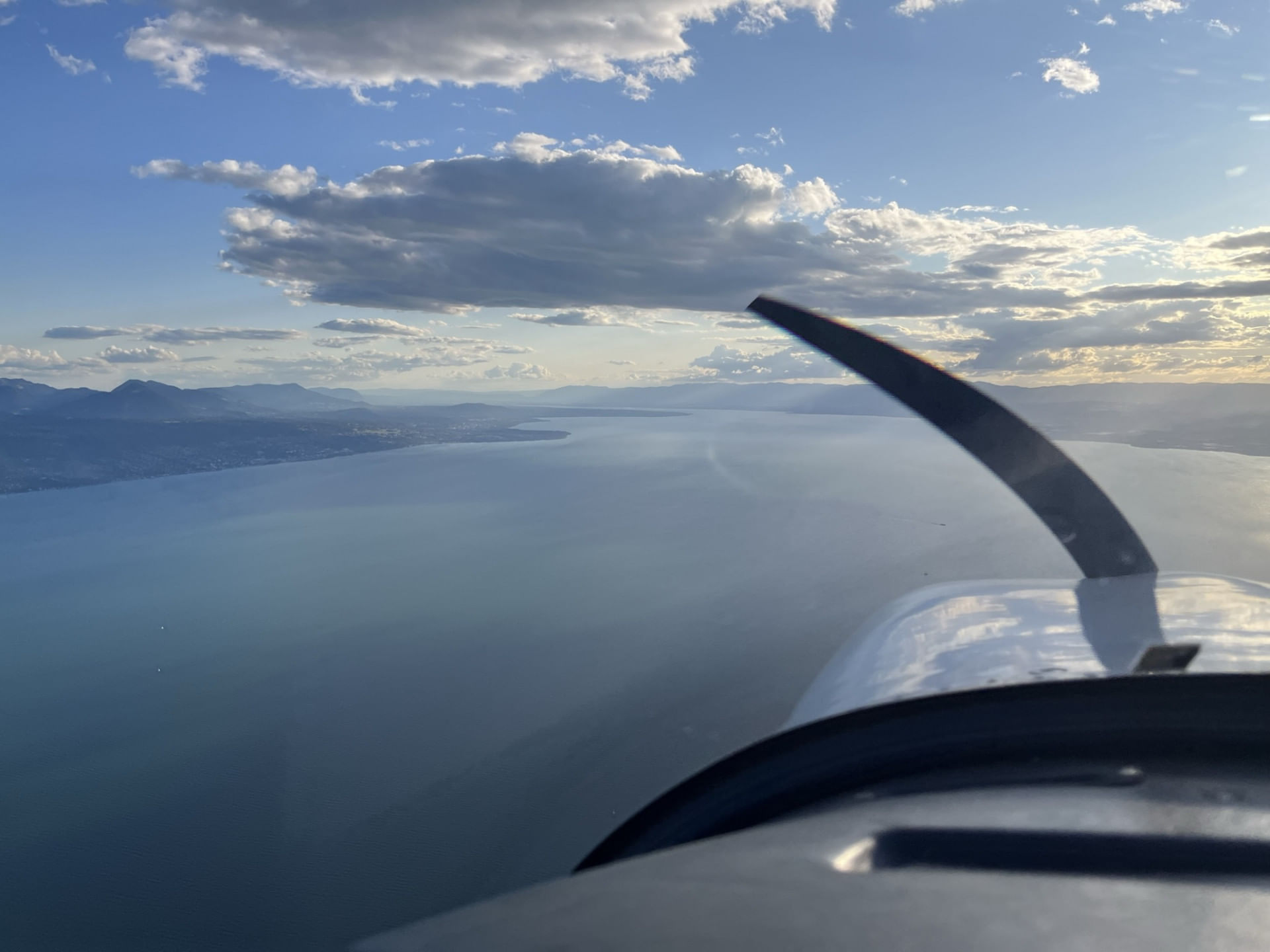 Vol au dessus du Lac Léman