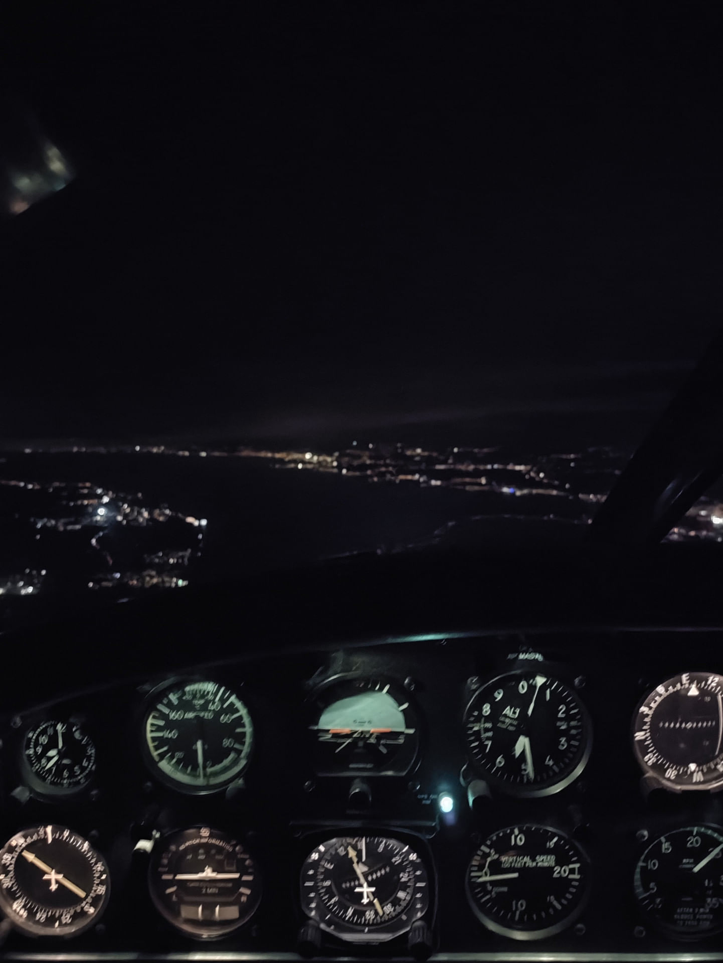 Nachtflug über St. Gallen