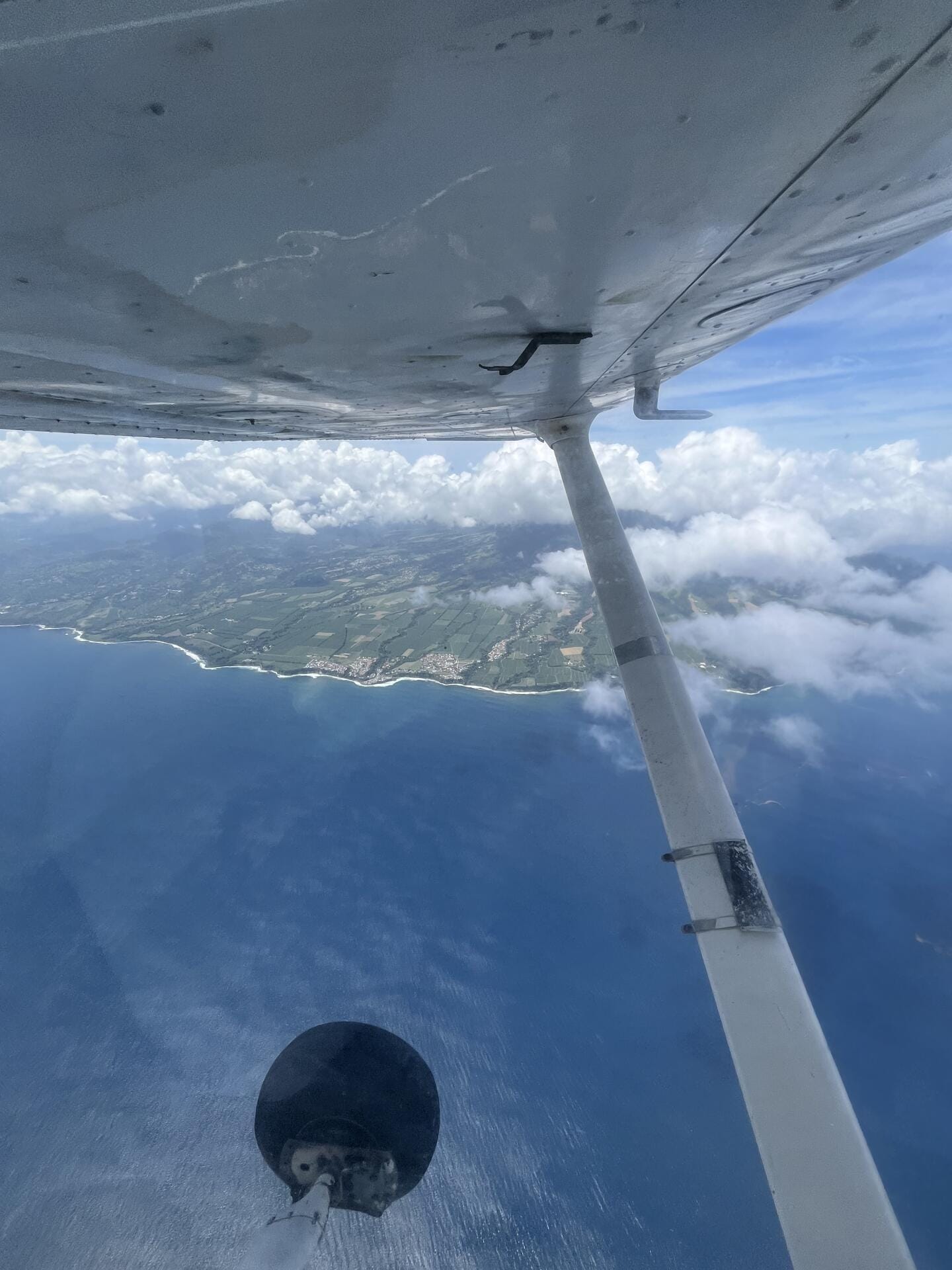 decouverte de la martinique vu du ciel