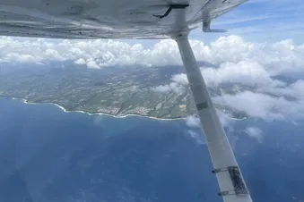 decouverte de la martinique vu du ciel