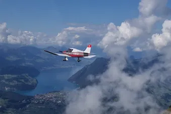 The city of Brunnen at the east-end of the lake
