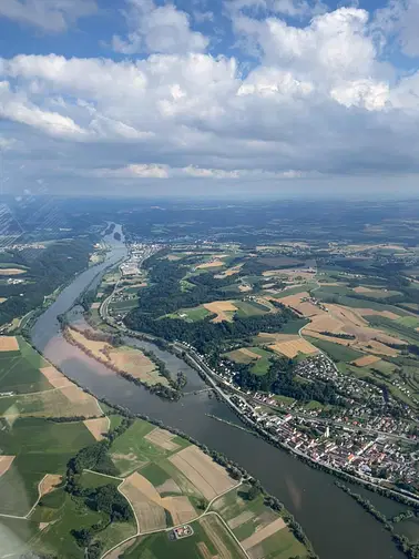 Rundflug Donautal Wallsee - Grein - Ybbs - Maria Taferl