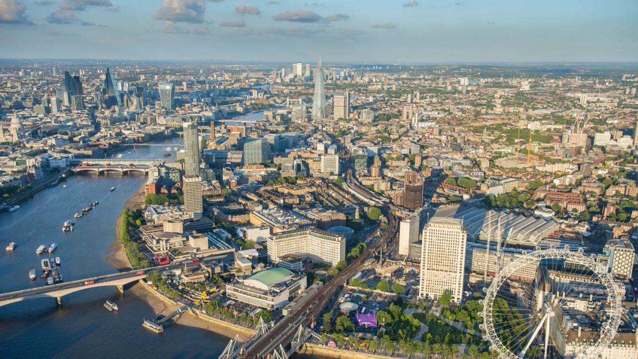London Olympic Helicopter Tour 45 minutes