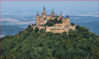 Rundflug Schwäbische Alb-Burg Hohenzollern-Rottweil/Testturm