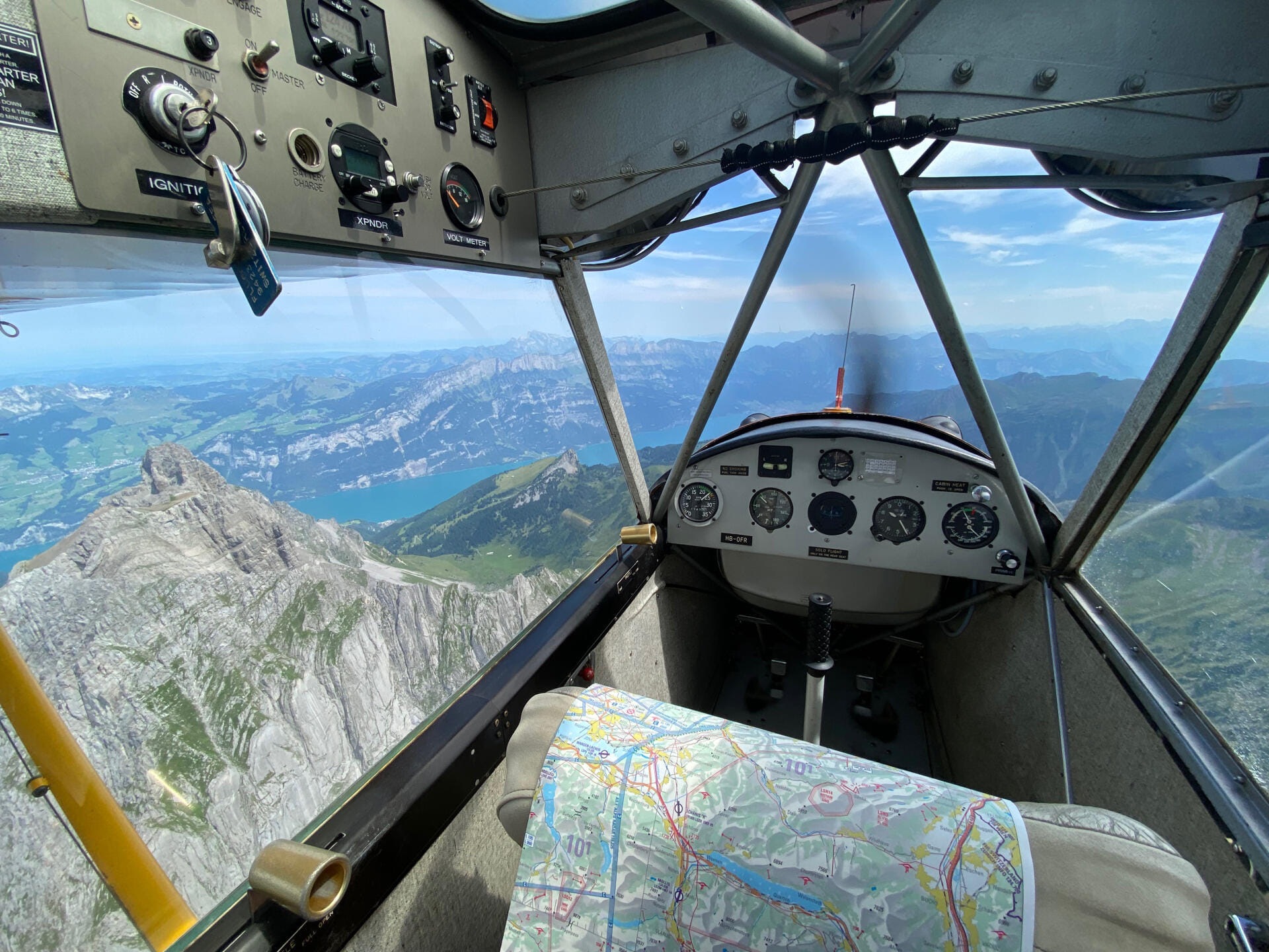 Piper Cub Cockpit
