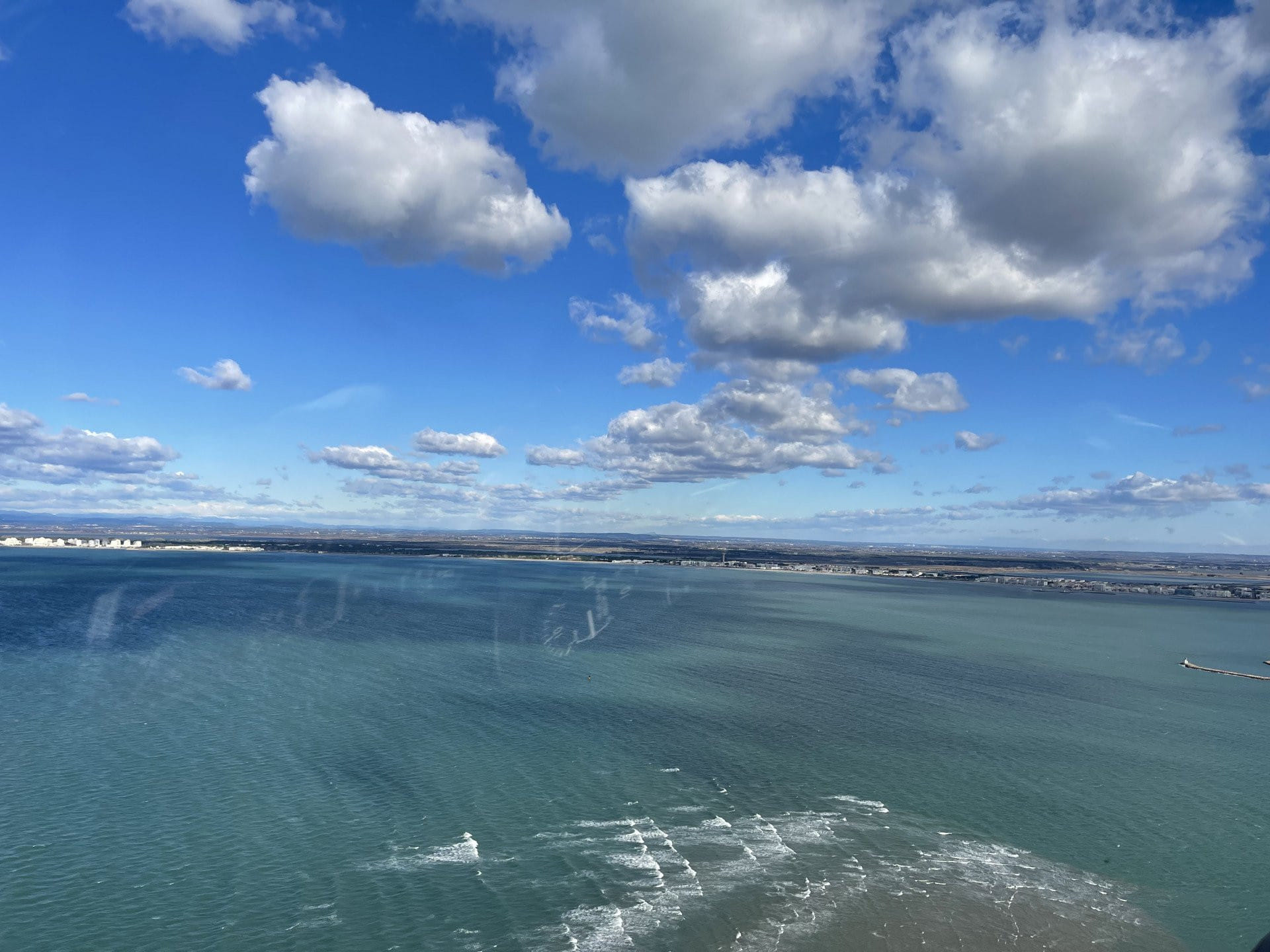 Camargue , littoral de Montpellier jusqu’a Sète en hélicoptère !
