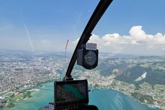 Thunersee Rundflug mit Apero Meielisalp