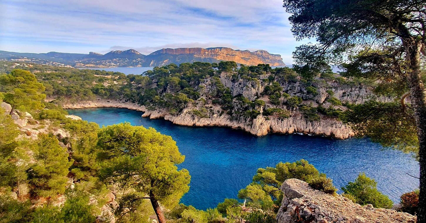 Les Calanques vue du sol