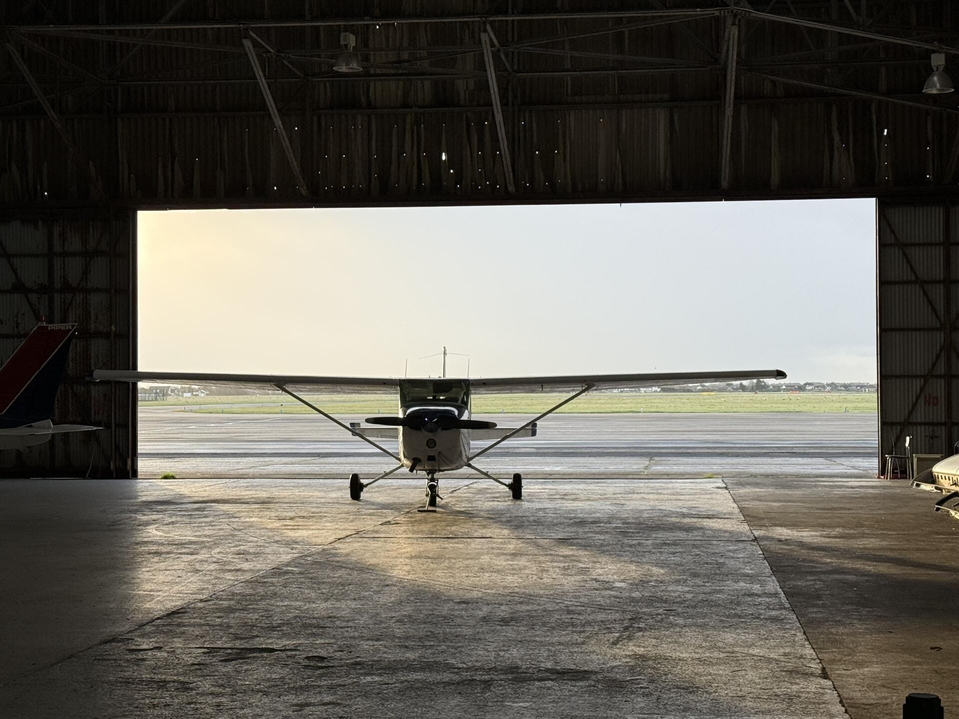 First flight experience up the Blackpool coast
