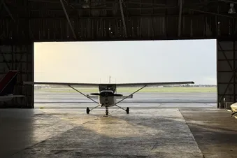 First flight experience up the Blackpool coast