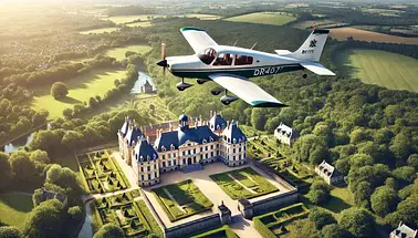 Survol des chateaux de Vaux-le-Vicomte et de l'Est parisien