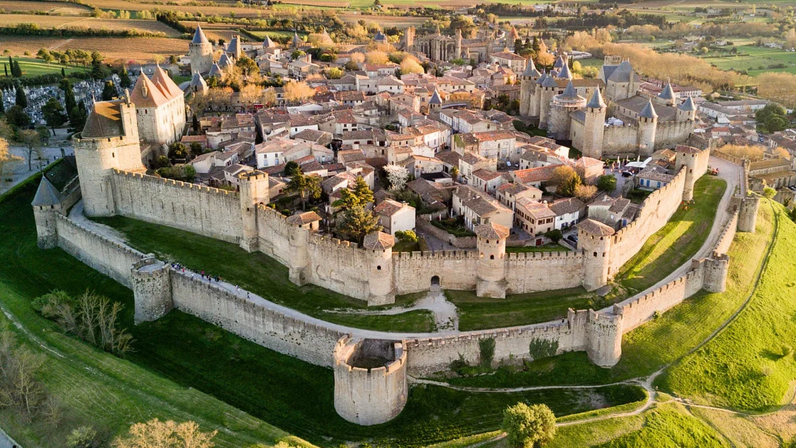 Vol d'excursion : Cité de Carcassonne
