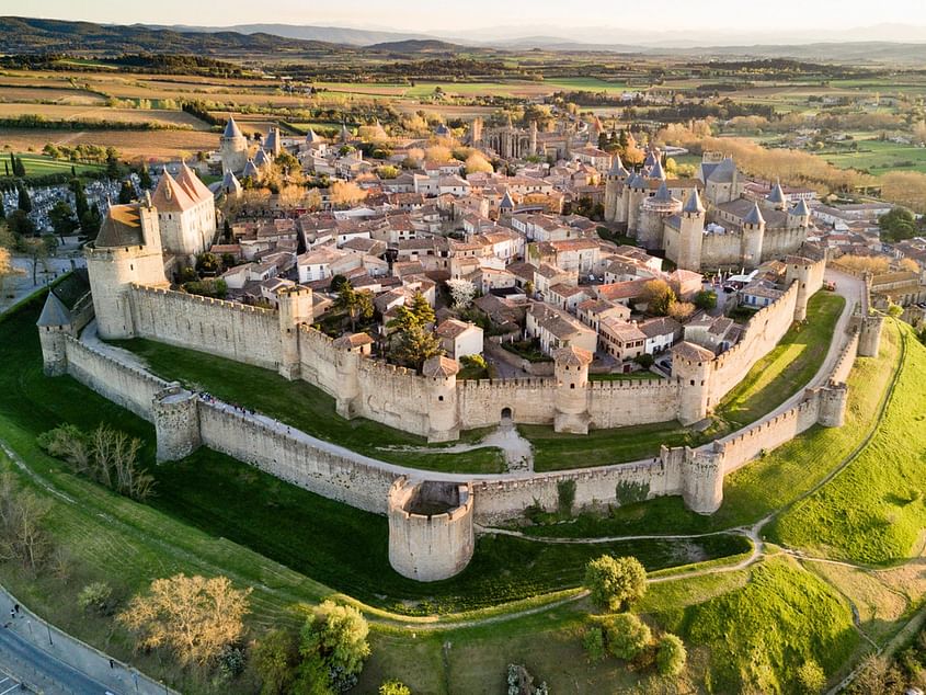 Vol d'excursion : Cité de Carcassonne