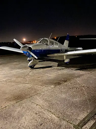 Northern Night Flight - See the city lights at Night