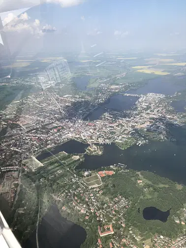 Schweriner See Rundflug von Oben