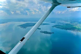 Kleiner Rundflug zum Chiemsee