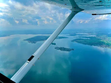 Kleiner Rundflug zum Chiemsee