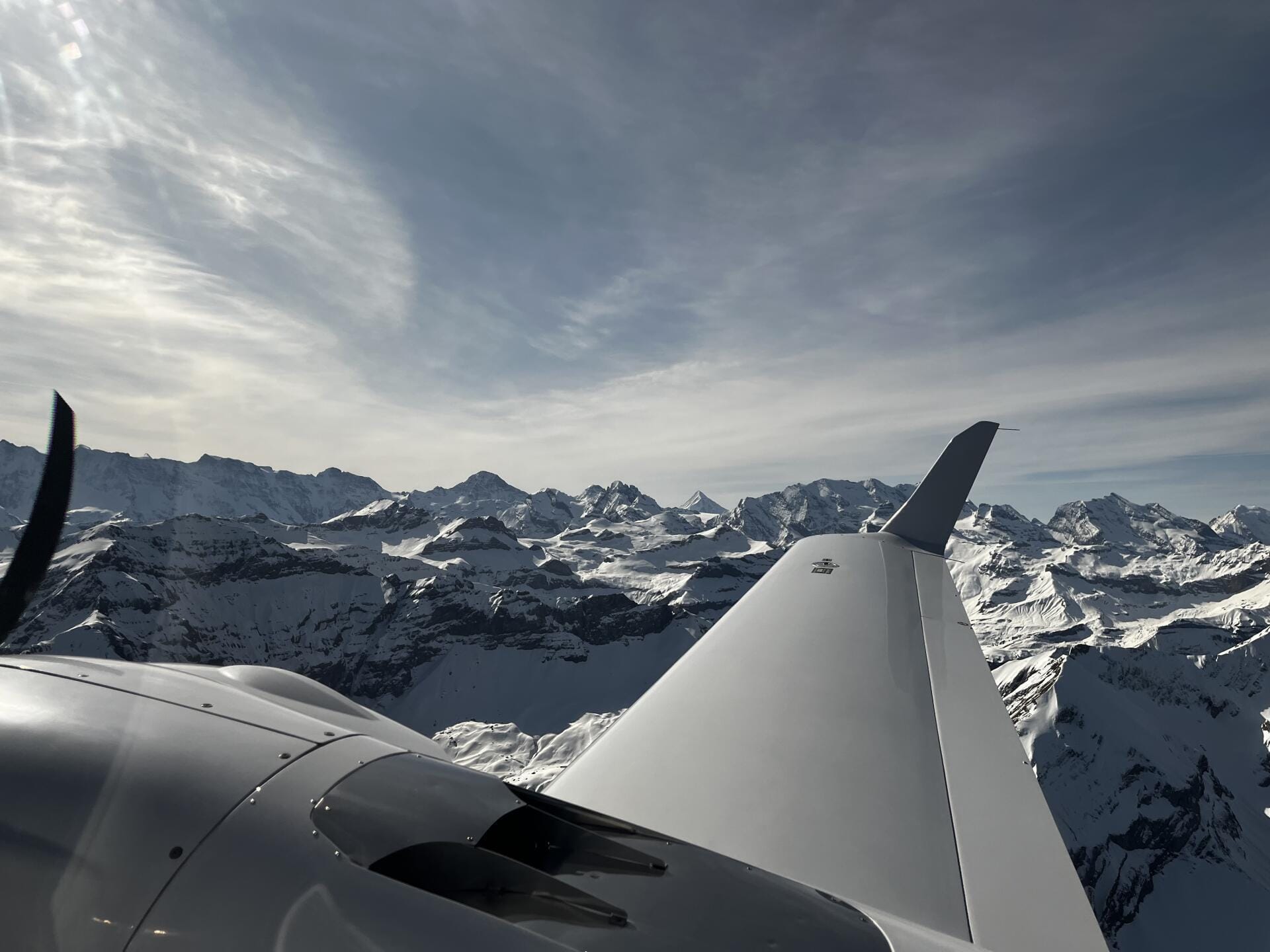 VIP Alpenrundflug im zweimotorigen Flugzeug
