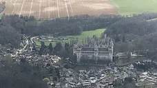 Survol : châteaux nord est parisien depuis Pontoise