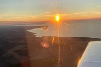 Rundflug über Fehmarn