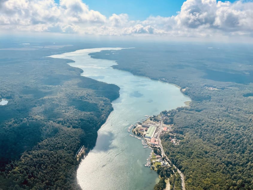 Schnupperflug zum Werbelinsee und die Schorfheide