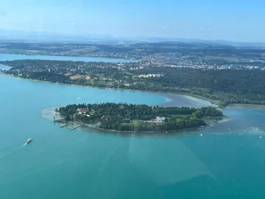 Rundflug mit Blumeninsel Mainau